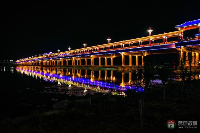 莒縣沭河濕地公園，上演激光水幕音樂噴泉，真是太棒了